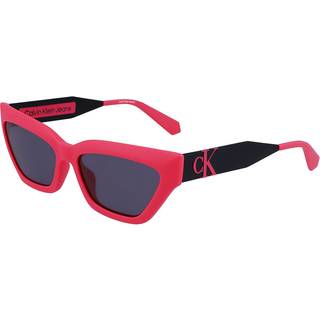 Calvin Klein Kvinde CKJ22640S 675 Solbriller Injiceret Rosa Grå Cat Eye Normal