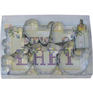 R&M International Mini Baby Cookie Cutters Assortered 7-Piece Set