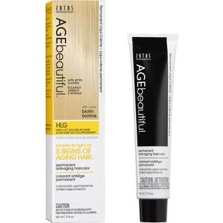 Alder Smuk permanent h?rfarve farvestof Liqui Creme | 100% gr? d?kning | Anti-aging Haircolor | Biotin til tykkere fyldigere h?r | Professionel s