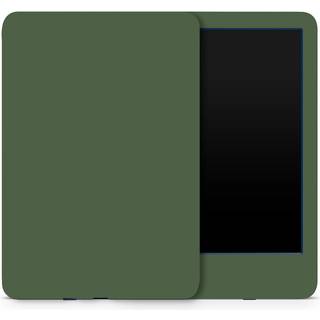 Mightyskins hud kompatibel med Amazon Kindle 6 -tommer 11. gen (2022) Fuld indpakning - Solid Olive | Beskyttende holdbar og unik vinylmærkatindp