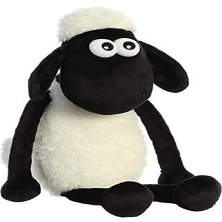 Aurora Playful Shaun The Sheep Udstoppede Dyr - Uendelig sjov - G?rdsudforskning - Hvid 17 Tommer