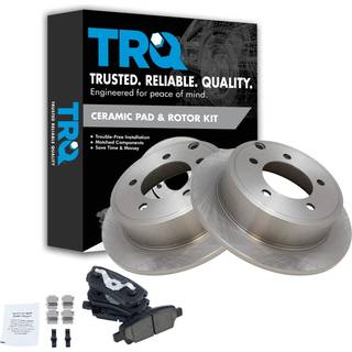TRQ bag keramisk bremseklodde & rotor disk sæt til 200 Sebring Avenger Jeep