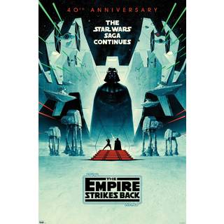 Trends International Star Wars: The Empire Strikes Back - 40 -?rs jubil?umsv?gplakat 22.375 """" X 34 """" Premium Unframed version