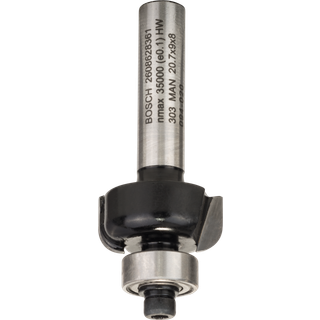 Bosch 2608628361 Fræserjern med styrekuglelejer 4 x 9 mm (radius x længde)