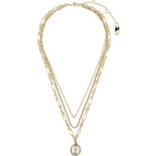 Lauren Ralph Lauren 16" Guld Tone Multi Row PendantEn