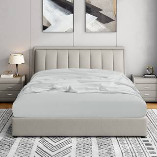 Cathay Home Twin Fitted Sheet - Dobbelt børstet Ultra Soft - Wrinkle & Fade Resistant - 14 """" Standard Pocket Fitted Sheet - God pasform til 12 ""