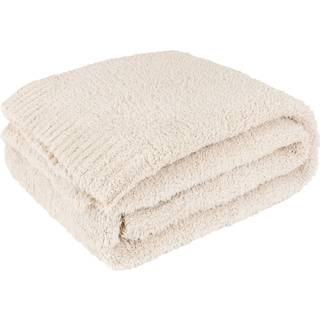 Pavilia super blødt kastetæppe til sofa fluffy hyggeligt let fløde tæppe stort fuzzy varmt strik tæppe til seng sofa beige 60x80