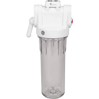 GE GXWH20T Whole House Water Filtration System | Reducer sediment rust & mere | Installer kit & tilbehør inkluderet | Filter ikke inkluderet | Ud