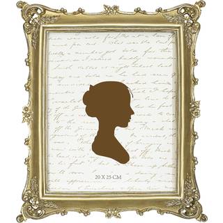 Solbelyst vintage billedramme 8x10 tommer luksus antikke fotorammer med glas front fotosk?rm Bordplade v?gh?ngende gaveideer guld