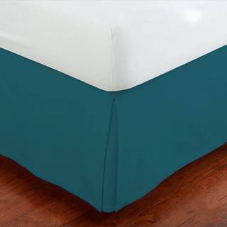 MK Collection solid veckad sängkjol (Turquise Full)