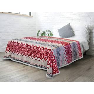 Pavilia Premium Christmas Sherpa Throw T?ppe | Juledekoration fleece plys varmt hyggeligt reversibel mikrofiber ferie t?ppe 60x80