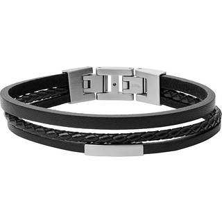 Fossil JF03322040 Armbånd Læder JF03322040 - Herre - Stainless Steel