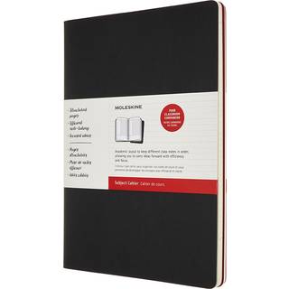 Moleskine Cahier Notesbog | A4 | Sub. | Sort/Rød