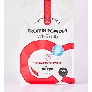 Proteinpulver m. jordbærsmag (På lager i butik)