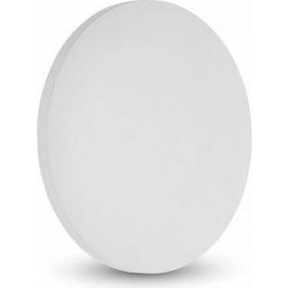 Outlet: V-Tac 6W LED hvid væglampe - Rund, indirekte, IP65 udendørs, 230V, inkl. lyskilde - Dæmpbar : Ikke dæmpbar, Kulør : Neutral
