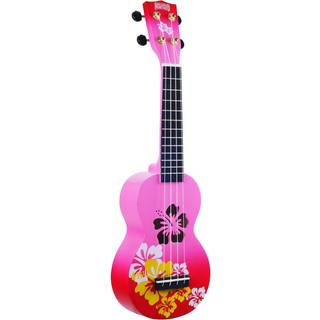 Mahalo Hibiscus Hibiscus Red Burst Sopran ukulele