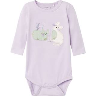 NAME IT Langærmet Body Dyine Orchid Petal