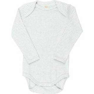 Copenhagen Colors Stribet Babybody Lyseblå 62 cm  Blå  62 cm  Unisex