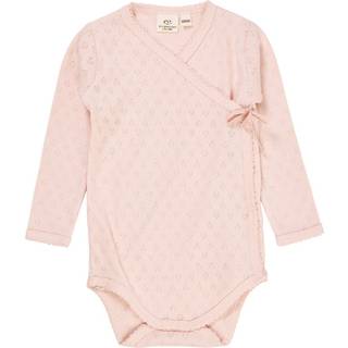 Copenhagen Colors Babybody I Pointelle Dusty Rose 62 cm  Lyserød  62 cm  kvinde