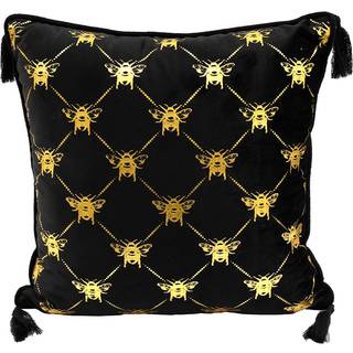 Goldene Bienen Dekokissen 40x40cm