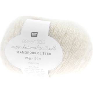 Essentials Super Kid Mohair Loves Silk Glamorous Glitter - Creme