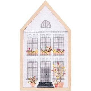 Stickpackung Herbsthaus mittel 12x22,5cm