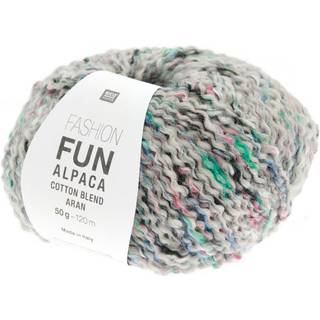 Rico Design Fun Alpaka Cotton Blend aran - Grau