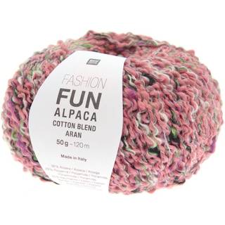 Rico Design Fun Alpaka Cotton Blend aran - Beere