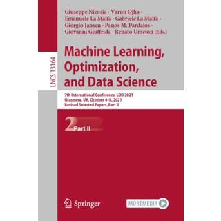 Machine Learning, Optimization, and Data Science