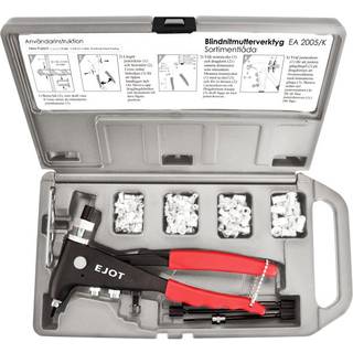 Ejot 190022 Blindnittemøtrik sæt M3-M6 190022, 2005/K