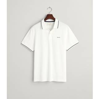 Piqué Polo T-shirt, White, XL