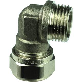 Gelia Klemringskobling vinkel, udvendigt gevind, 22 x R20