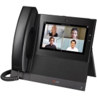 POLY CCX 700 Business Media Phone with Open SIP and PoE-enabled IP-telefon Sort 24 Linier LCD Wi-Fi