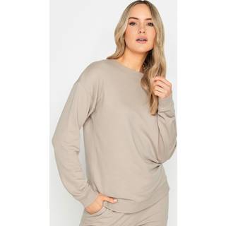 Lts Tall Stone Brown Crew Neck Sweatshirt 20 Lts | Tall Women's Hoodies & Sweatshirts