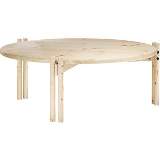 Sticks Sofabord/Sidebord Lav Fra Karup Design i Massiv FSC Fyrretræ | Japandi - Klar lak