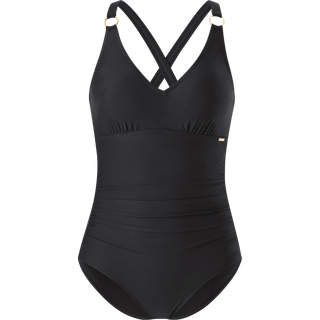 Women's Shaping V Neck Swimsuit Black