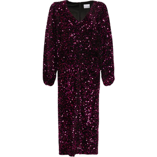 Noella Teagan LG Dress Fuxia/black