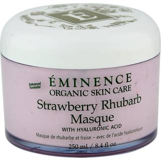 Eminence Organic Skincare Strawberry Rabarber Masque med veganvänlig hyaluronsyra 2 Fluid Ounce