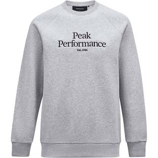 Peak Performance Original stor logo sweatshirt - Grå - Str. S - Modish.dk