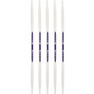 Prym 6 """" Double Point US 4 (3,5 mm) Strikning n?le Alabaster White 5 Count