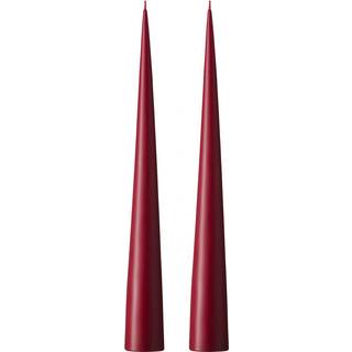ester & erik ester & erik kegleformet lys 37 cm 2-pak mat Deep wine 44/2