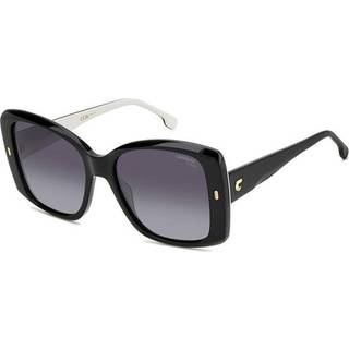 Carrera Kvinde CARRERA 3030/S 80S/WJ Solbriller Acetat Sort Grå Firkantet Polariseret Skygge