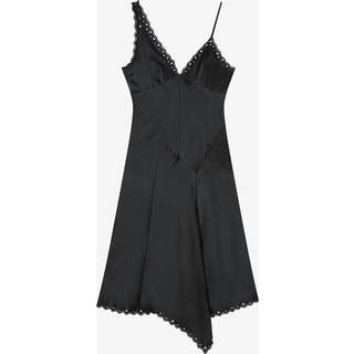 Isabel Marant Ayrich embroidered silk midi dress - black - M
