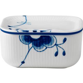 Royal Copenhagen - Blue Fluted Mega Smørskål Med Låg 42 cl - Serveringsskåle - Karen Kjældgård-Larsen - Porcelæn