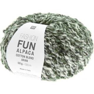 Rico Design Fun Alpaka Cotton Blend aran - Oliv