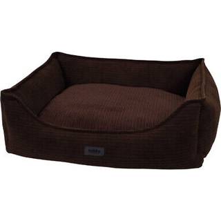 Comfort seng firkantet "KAMBA" brun - Brown - L x B x H: 60 x 48 x 19 cm