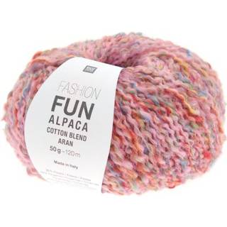 Rico Design Fun Alpaka Cotton Blend aran - Pink