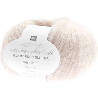 Essentials Super Kid Mohair Loves Silk Glamorous Glitter - Natur