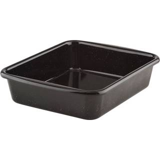 Riess Classic Backformen Mini-Backofenform 24,8 x 20 cm - Emaille - Schwarz