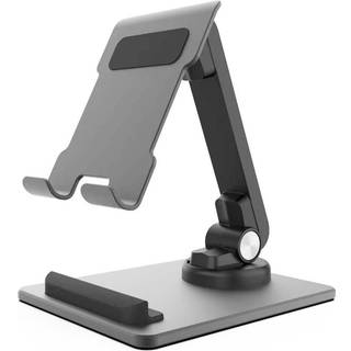 Roterbar Aluminium Stander Til Tablet / Mobil - Space Grey